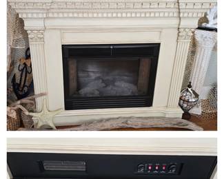 Electric Heater Fireplace 
62W x 18D x 52H
