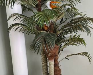 Faux palm tree