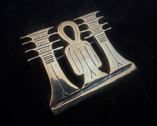 Sterling Silver Knot of Isis Pin