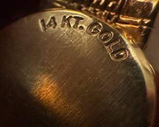 14K Gold Eloga Wristwatch