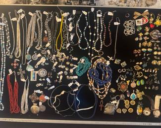 Large Selection of Sterling Silver & Costume Jewelry