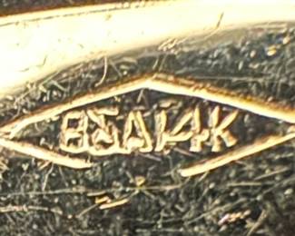 14K Gold Pin