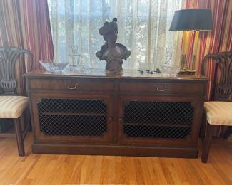 Kittenger 2 Drawer / 2 Door Buffet (17-1/2"D x 61"W x 30"H)