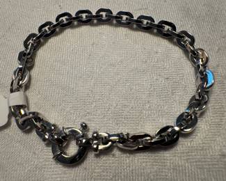 14K White Gold Bracelet