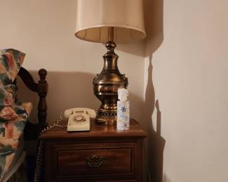 2025 Brass Lamp on Nightstand