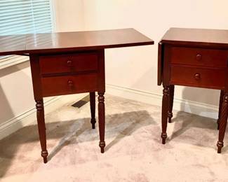 507 Cherry Drop Leaf Side Tables