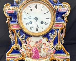 413 Old Paris Porcelain Clock