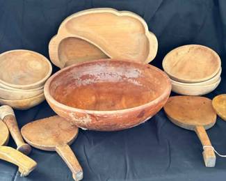 431 Wooden Bowls Utensils
