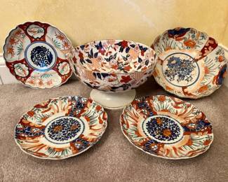 212 Japanese Imari Staffordshire