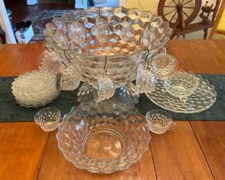 226 Fostoria American Punch Serving Set