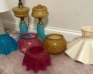 714 Vtg. Lamps Shades