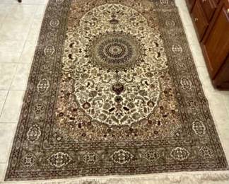 207 Chinese Handknotted Silk Rug