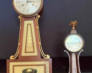 011 328 Pair Of Banjo Clocks