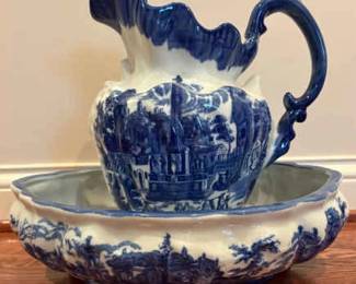 708 Victoria Ware Ironstone Pitcher Basin