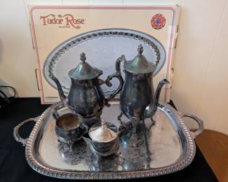 Silverplate coffee/tea set