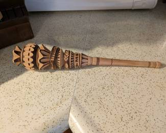 Vintage Wooden Molinillo Hot Chocolate Stirrer