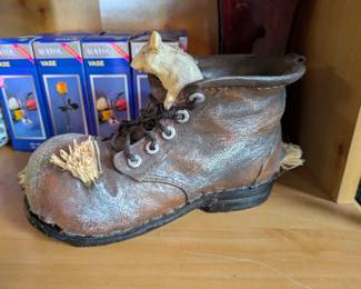 Vintage Shoe Planter