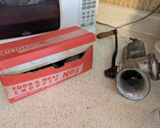 Vintage food and meat chopper