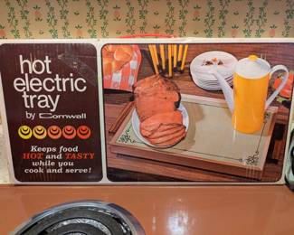 Vintage Hot Electric Tray by Cornwall