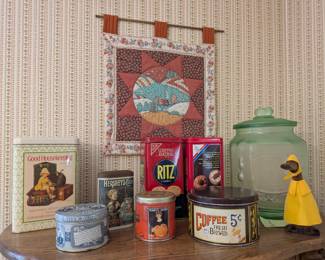 Vintage tins