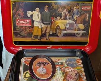 Coca Cola trays