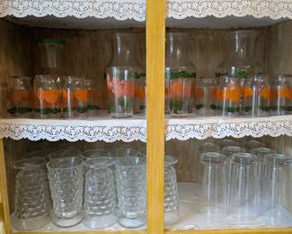 Vintage glassware