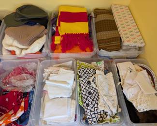 Scarves, winter hats, bandanas etc
