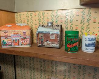 Vintage tins