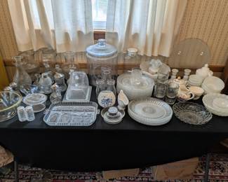 Vintage serving dishes