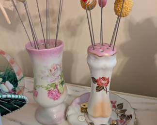 Vintage Hair pins holders