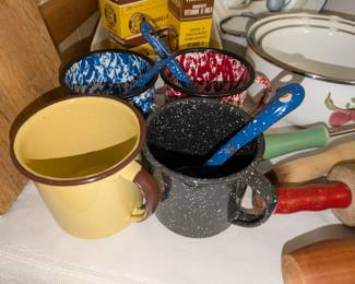 Enamel cups