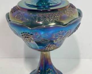 Carnival Glass Candy Dish