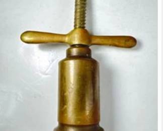 Vintage Brass Corkscrew
