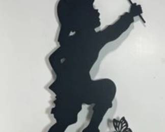Silhouette Garden Stake