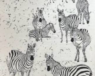 Vintage Etching on Silk