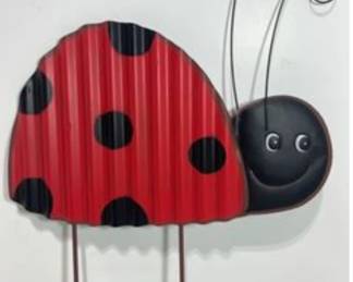 Ladybug Yard Art