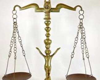 Brass Balance Scale