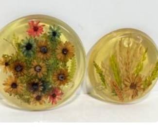 Vintage Floral Trivets
