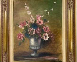 1966 Original Oil on Board