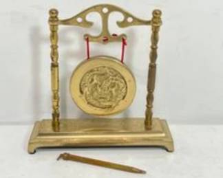 Vintage Brass Gong 