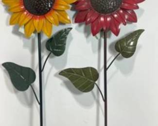 Sunflower Garden Stakes