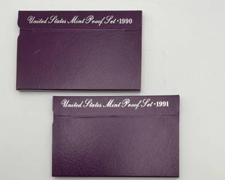 1990-1991 US Mint Proof Sets