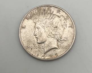 1922 D Peace Dollar