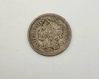 1866 3 Cent Nickel