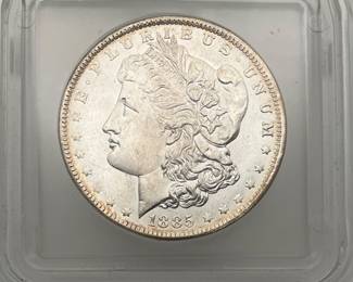 1885 O Morgan Dollar