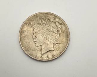 1922 US Peace Silver Dollar