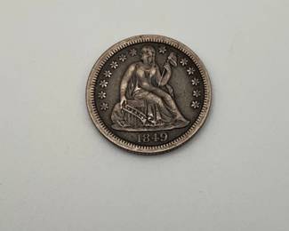 1849 Liberty Seated Dime