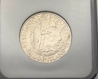 1936 D Rhode Island Half Dollar