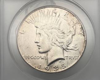 1935 S Peace Dollar