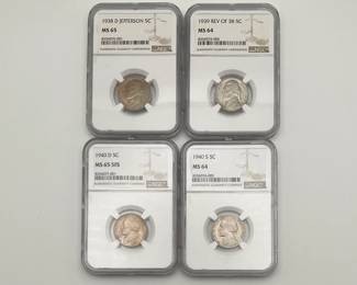 NGC Graded Jefferson Nickels